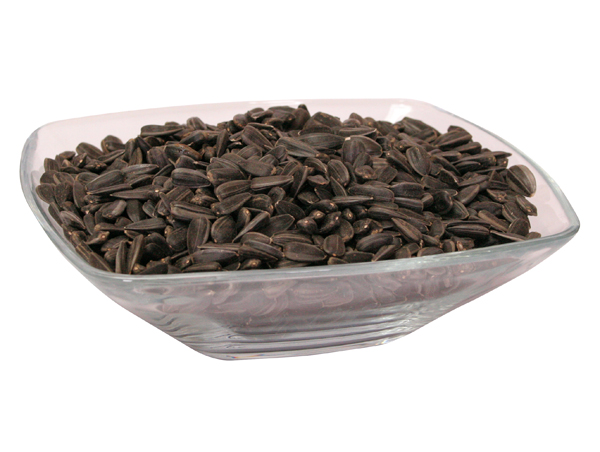 Семечки подсолнечника в чёрной шелухе, не жареные