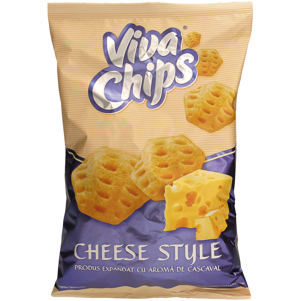 VIVA CHIPS - пшенично-картофельный снек со вкусом сыра