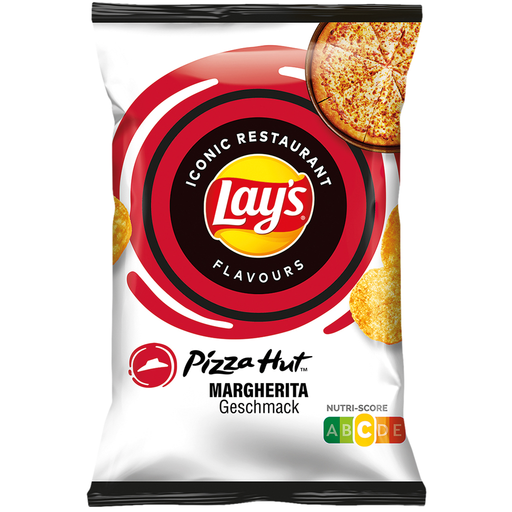 Aardappelschips Lays Pizza Hut Margherita met pizza Margheri