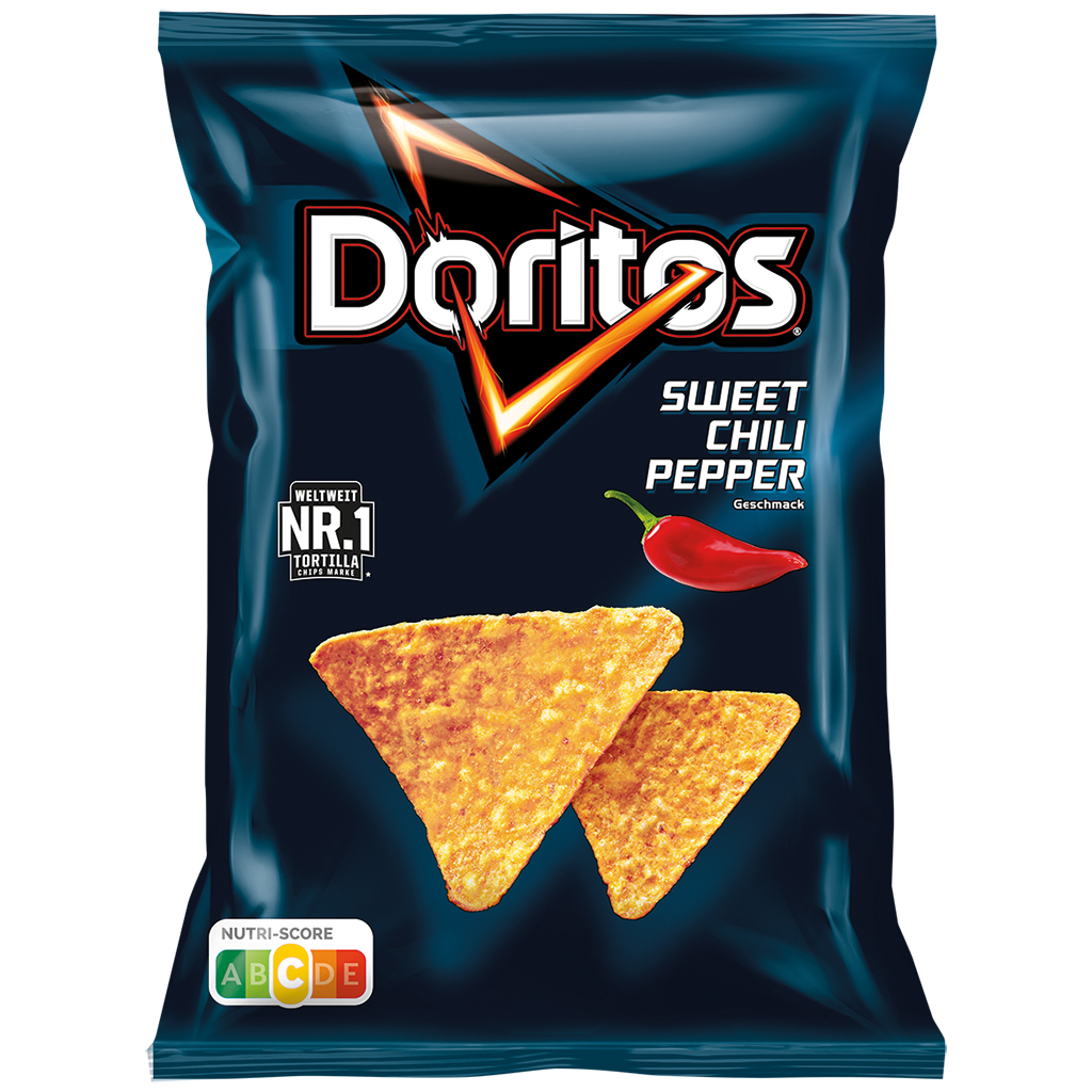 Кукурузные чипсы "Doritos" со вкусом чили