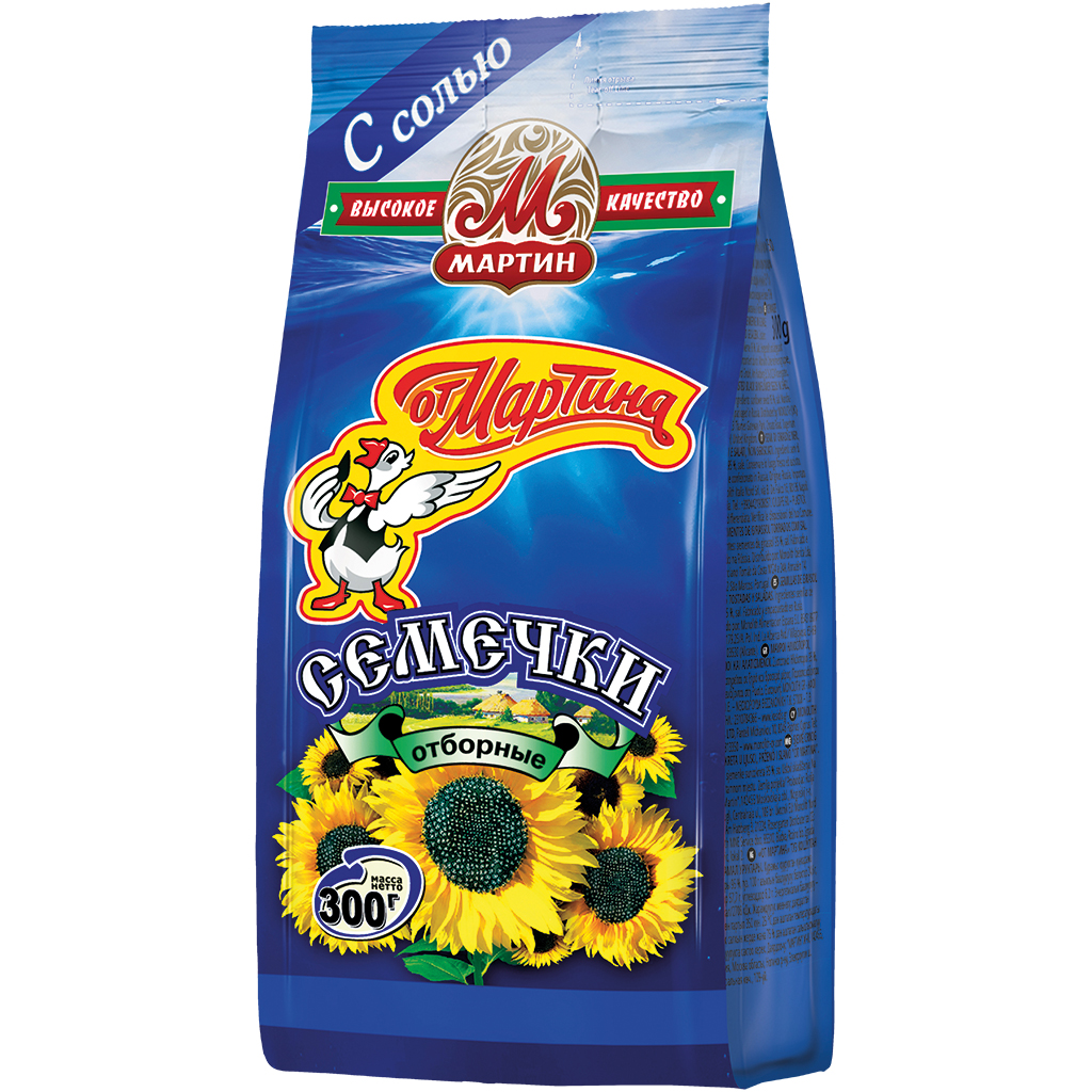 Семечки "От Мартина" черные с солью