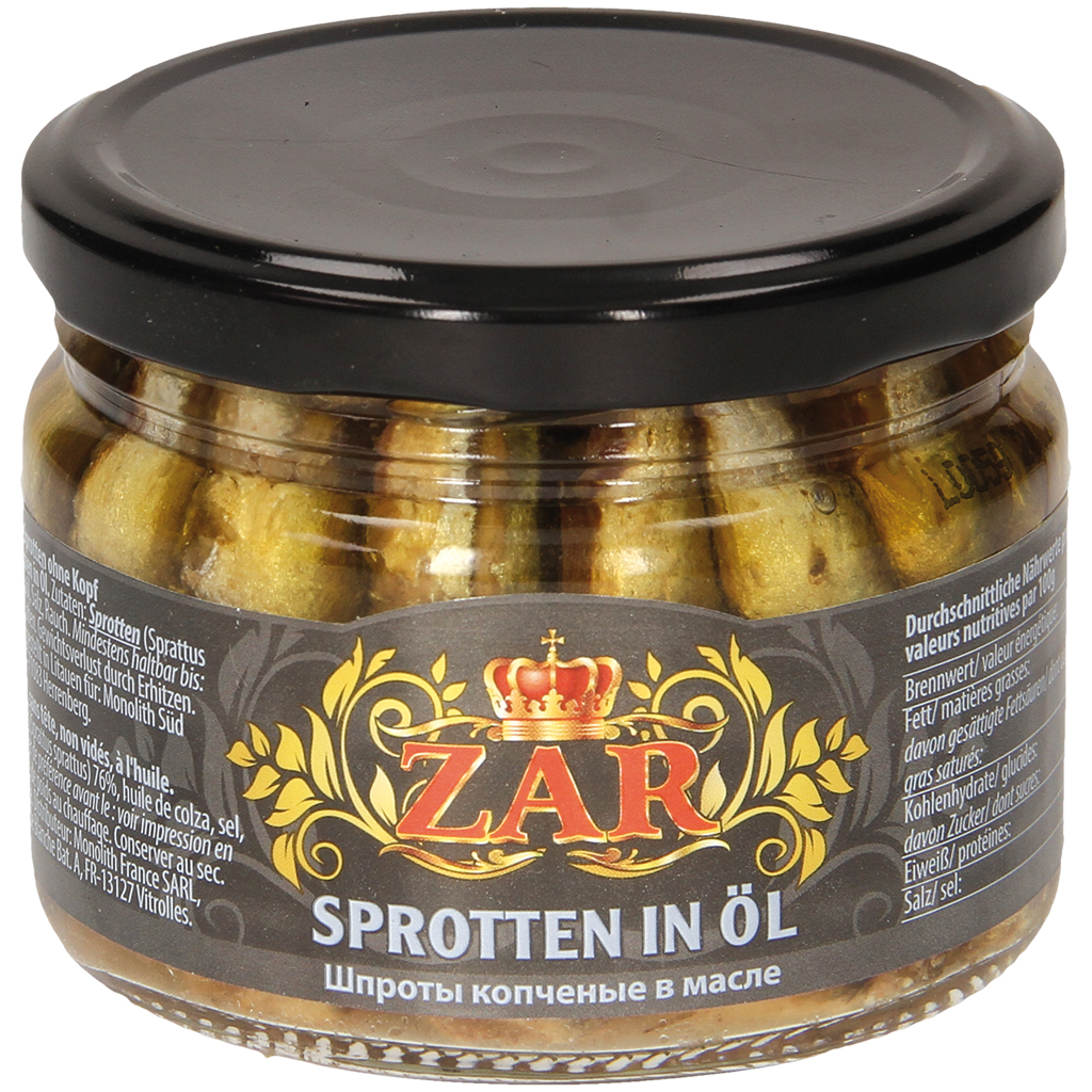 Zar Gerookte sprot  in olie