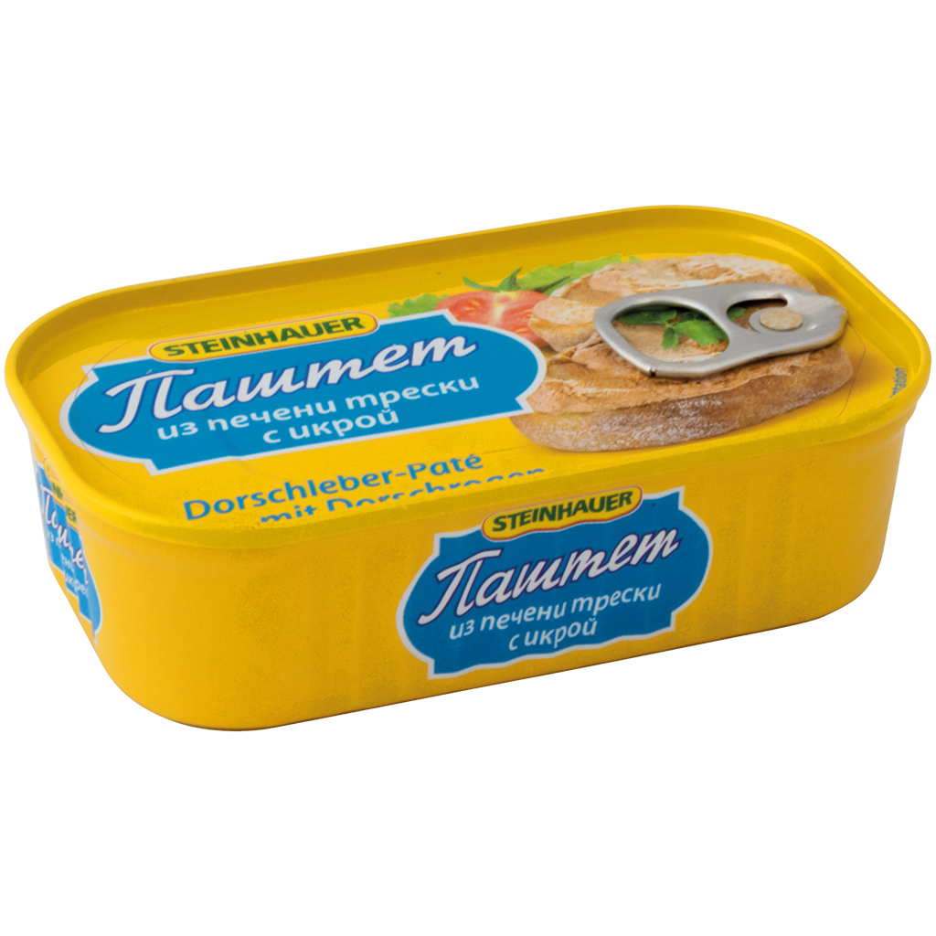 Паштет из печени трески с икрой (16%)