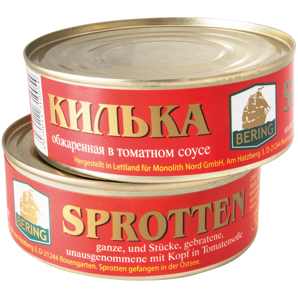 Bering Sprotten in tomatensaus