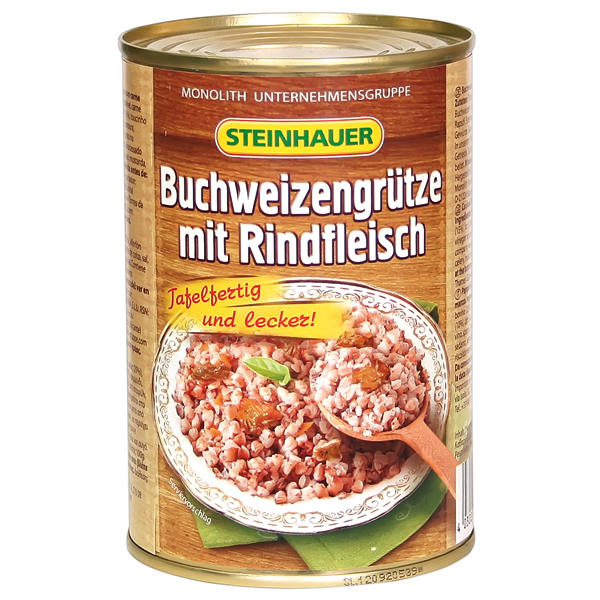 Boekweitpap met rundvlees