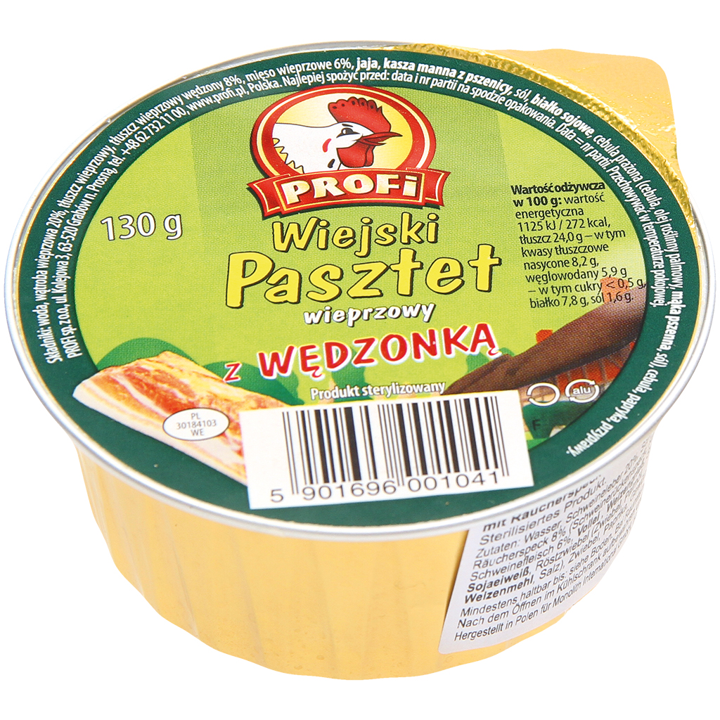 Pools varkenslever pasta met gerookte spek.