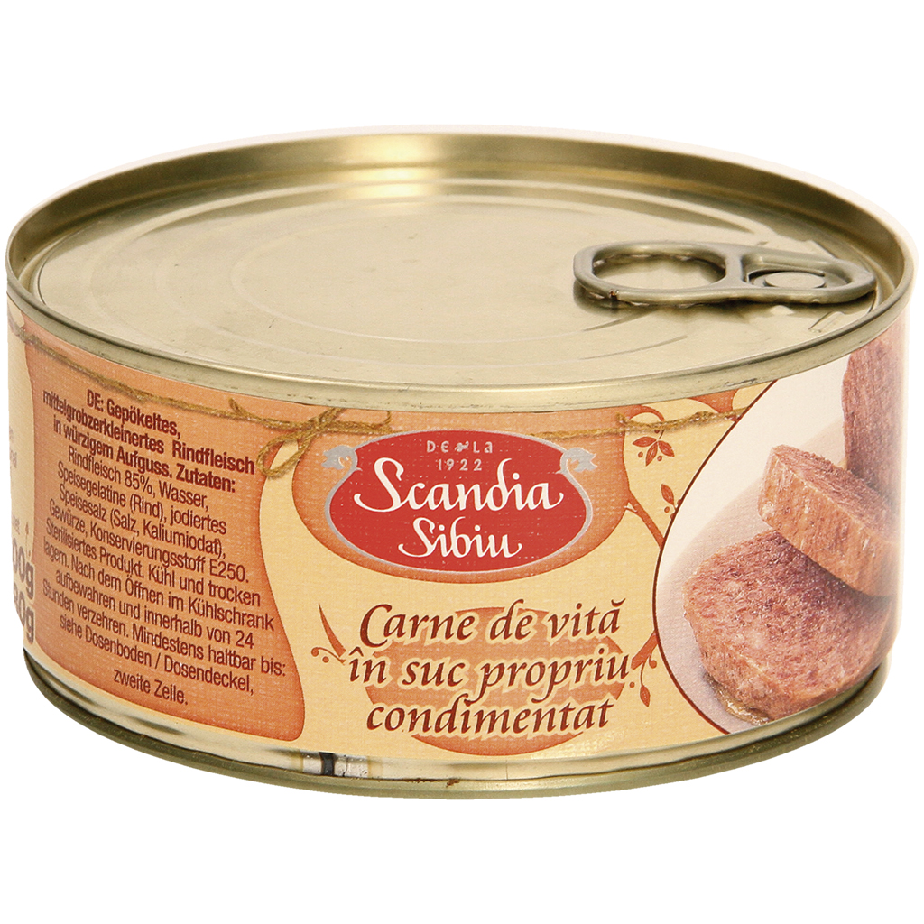 Scandia Sibiu Rundvlees in pittige bouillon