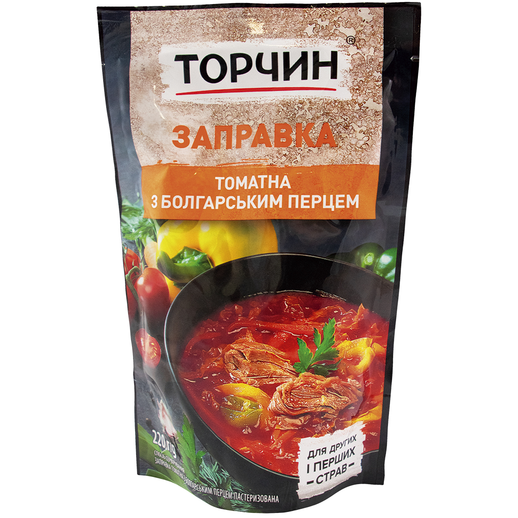 Soepbasis voor rode bietensoep "Borschtsch" met paprika volg