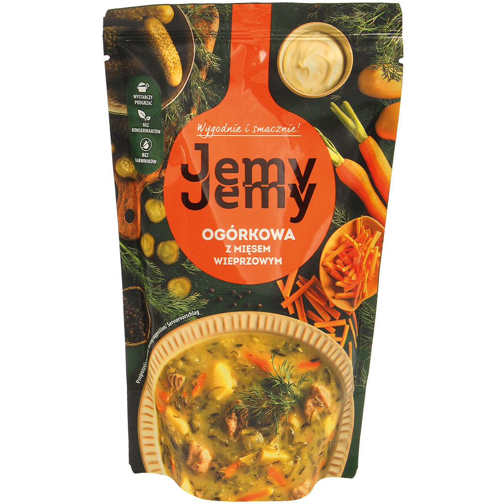 Суп из огурцов со свининой