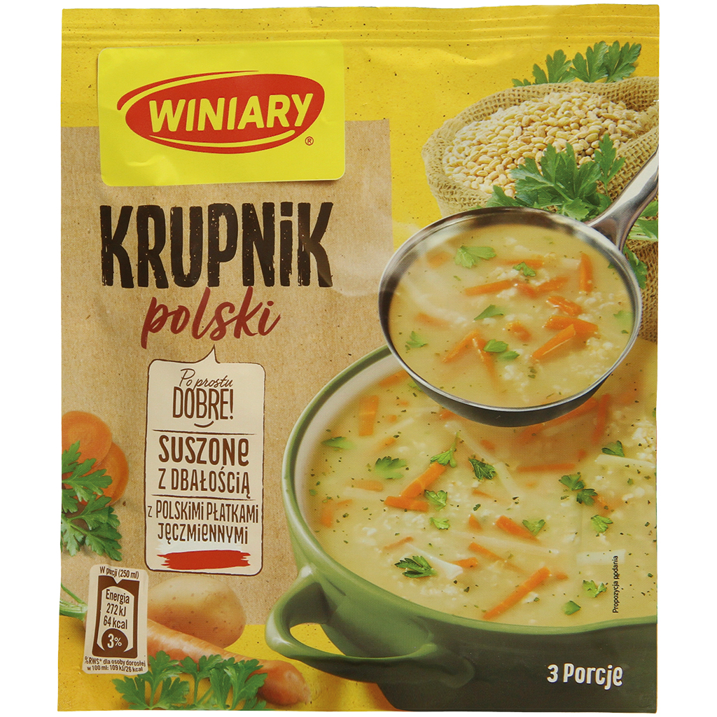 Перловый суп по-польски