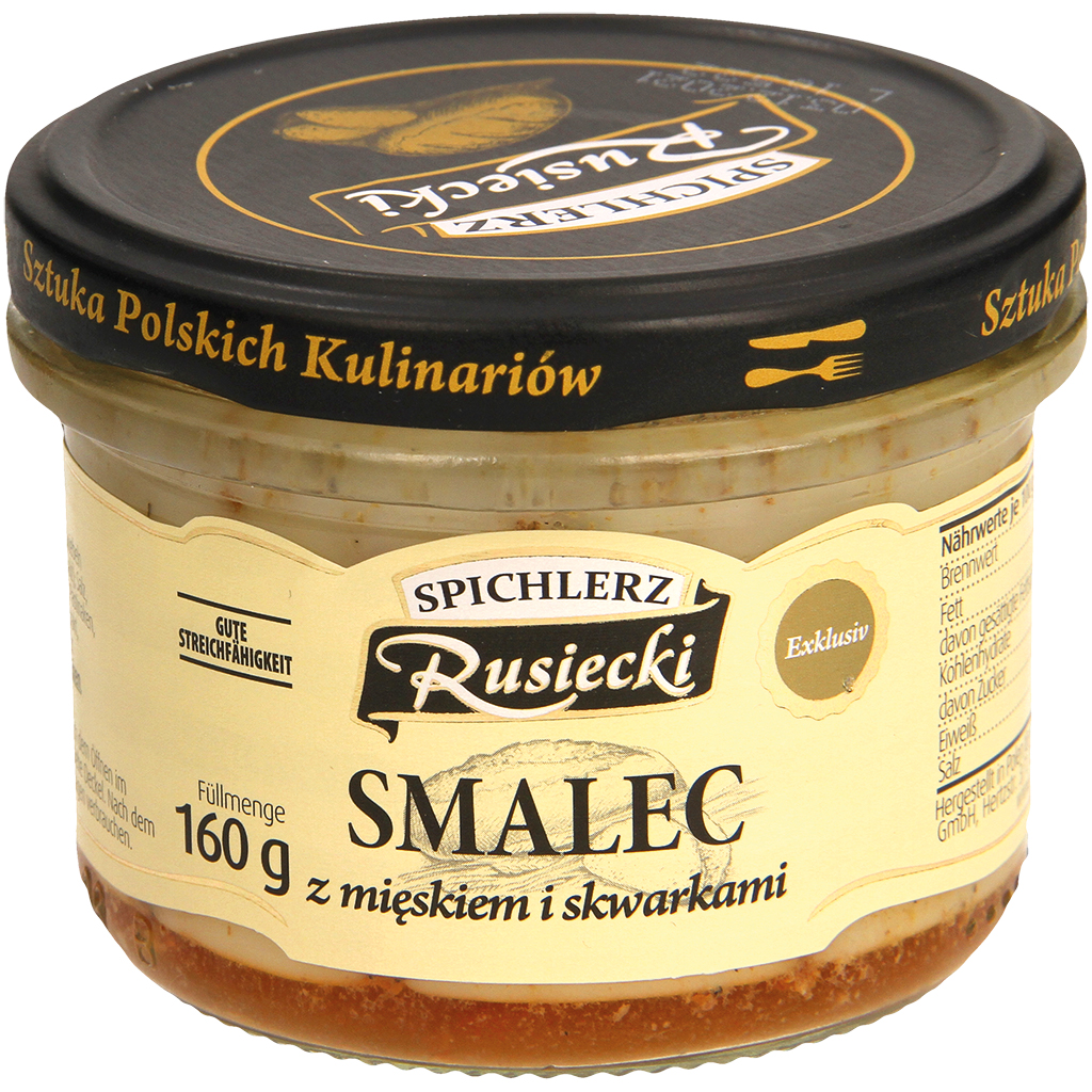 Broodbeleg met varkensvlees volgens oud-Poolse stijl "Rusiec