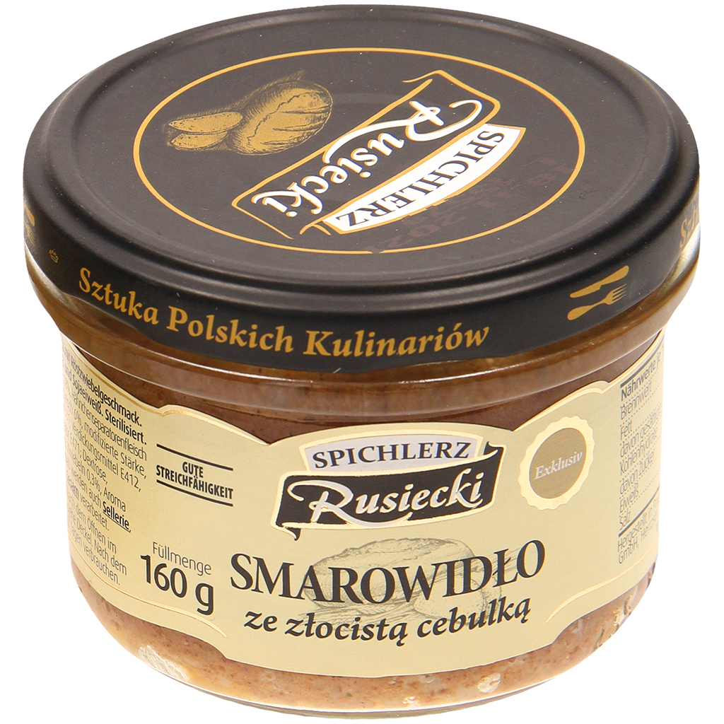 Rusiecki broodbeleg met ui