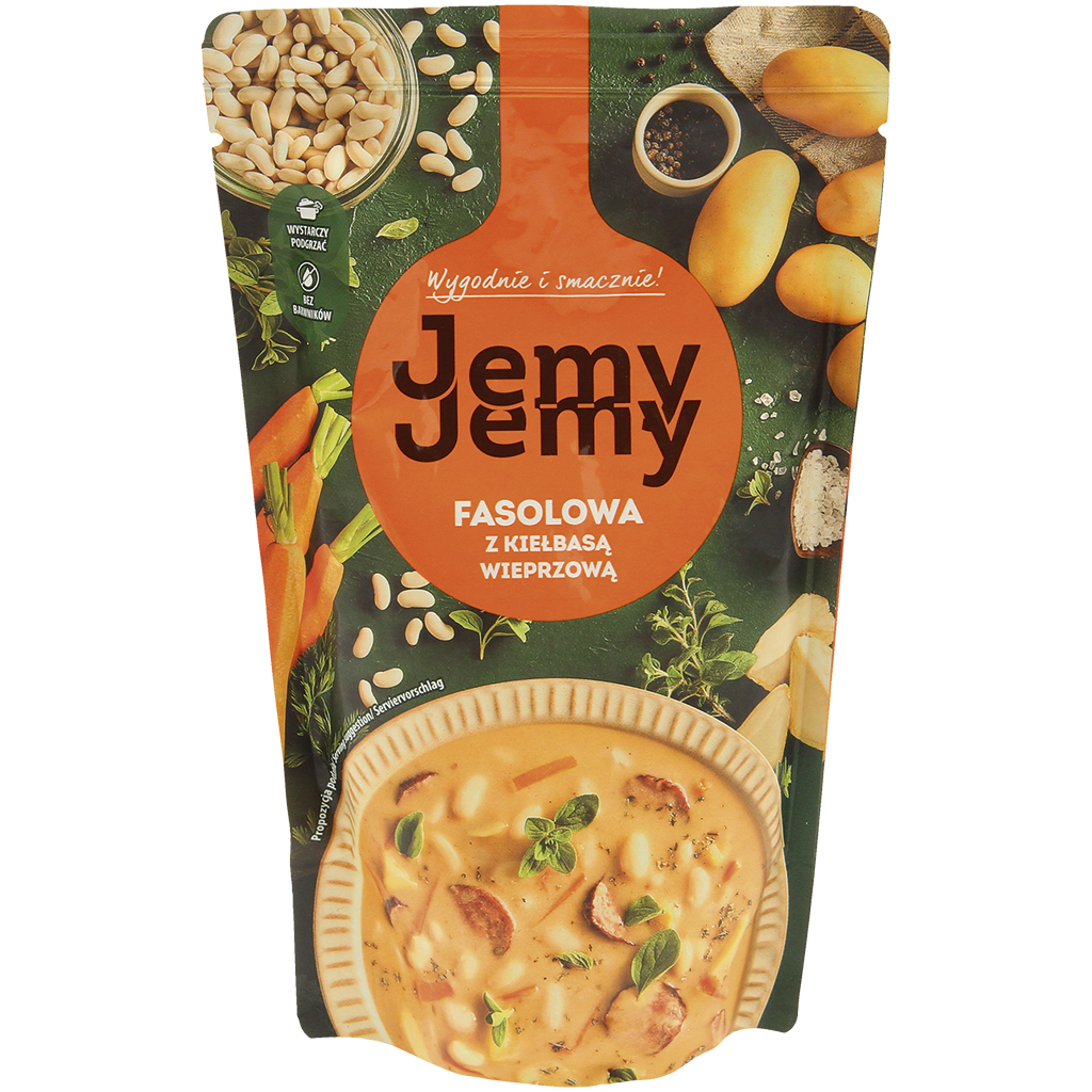 "Fasolowa" Фасолевый суп с копченой колбасой. Стерилизованны