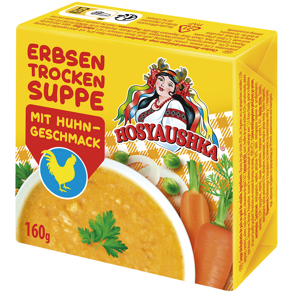 "Hosyaushka" Erwtendroogsoep met kippen smaak