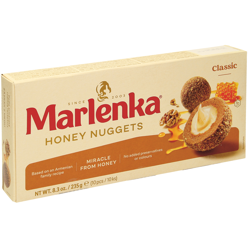 Gebakballen "Marlenka" met 15% roomvulling, diepgevroren