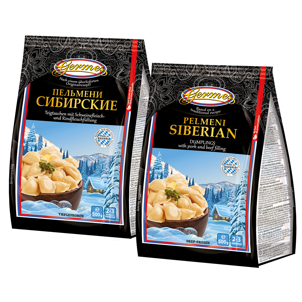 Пельмени с начинкой из свинины и говядины