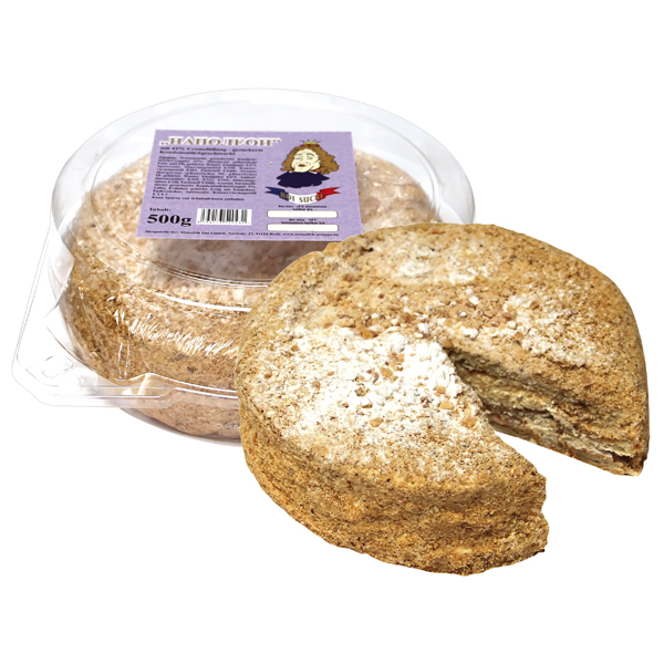 Торт "Наполеон" сливочного заполнения