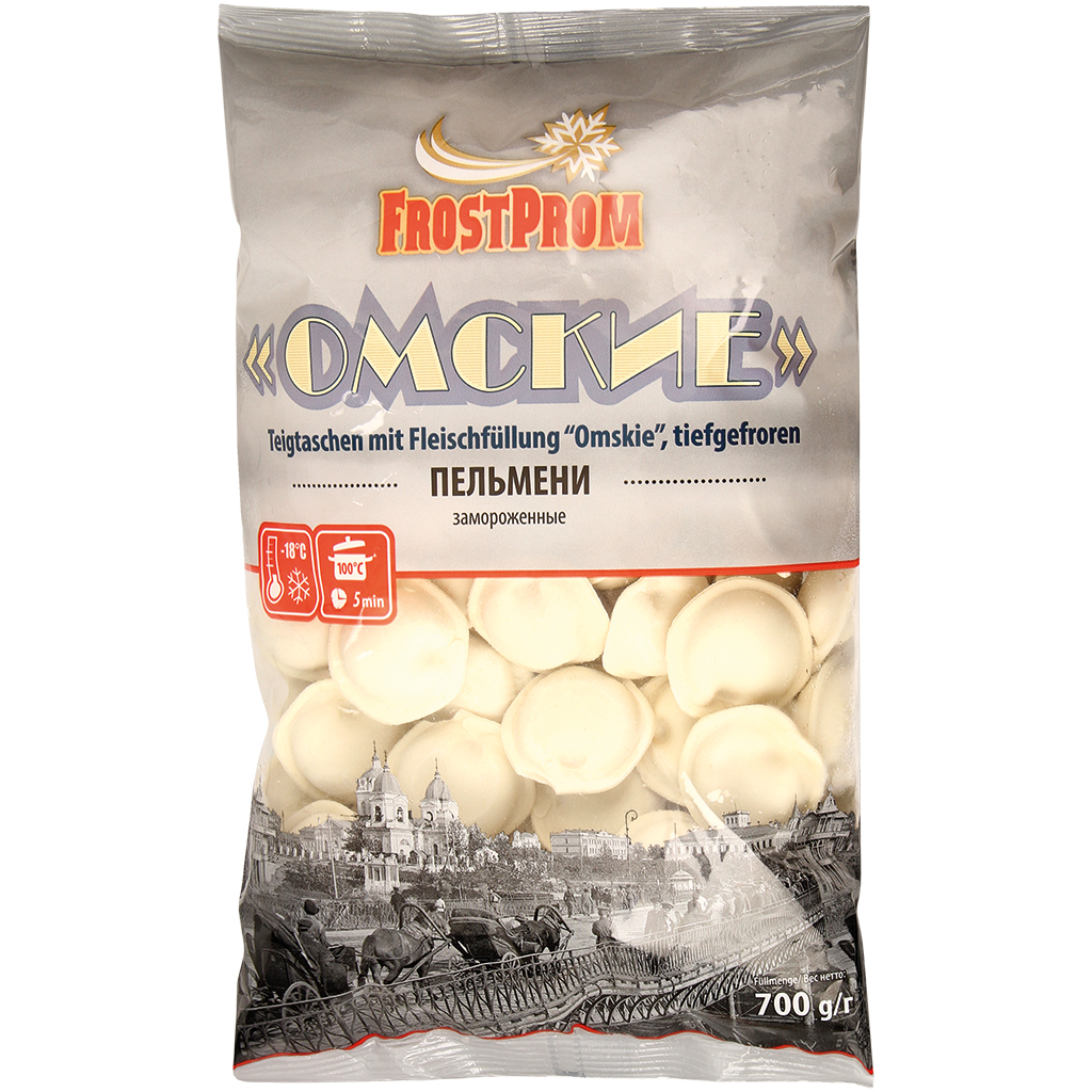 Пельмени с говядиной и свининой "Омские"