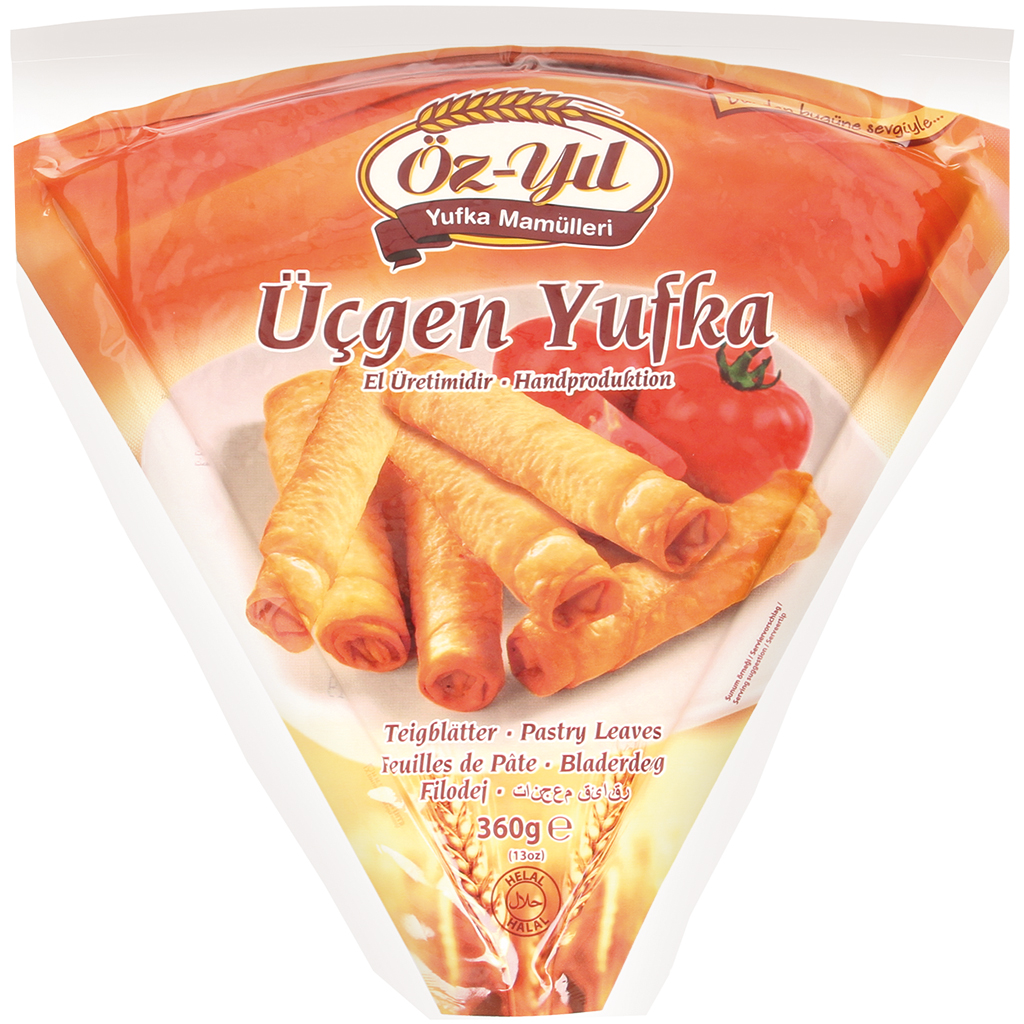 Листики из теста "Ücgen Yufka"
