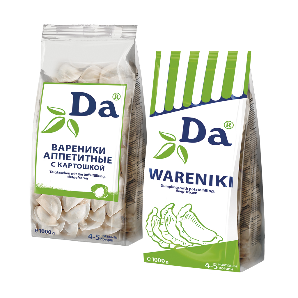 Deegwaren met aardappelfilling "Wareniki Appetitnije Da"