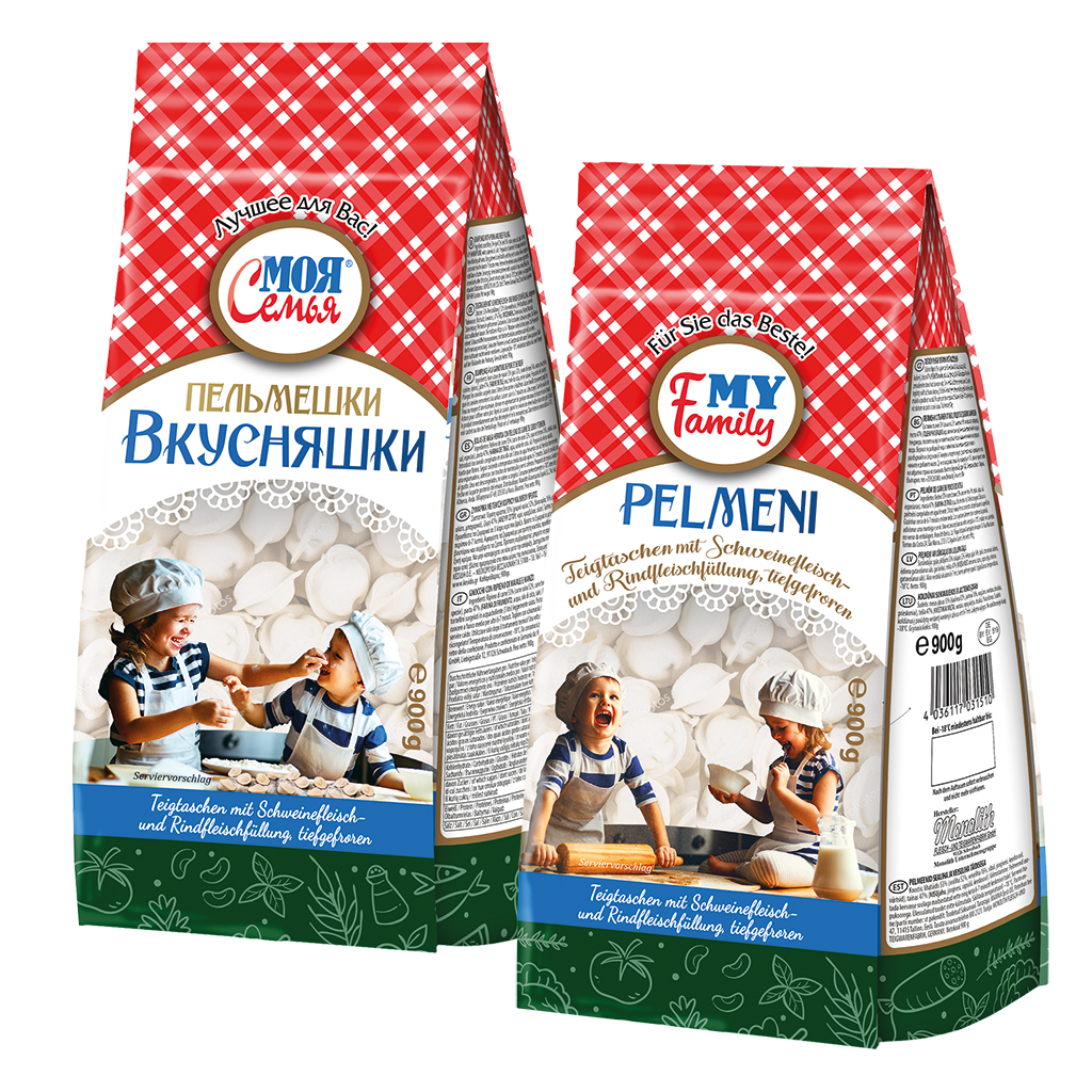 Пельмени с начинкой из свинины и говядины