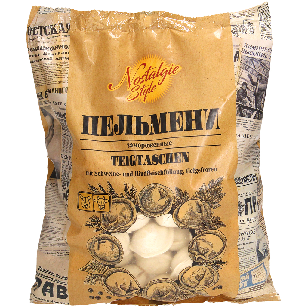 Пельмени со свининой и говядиной