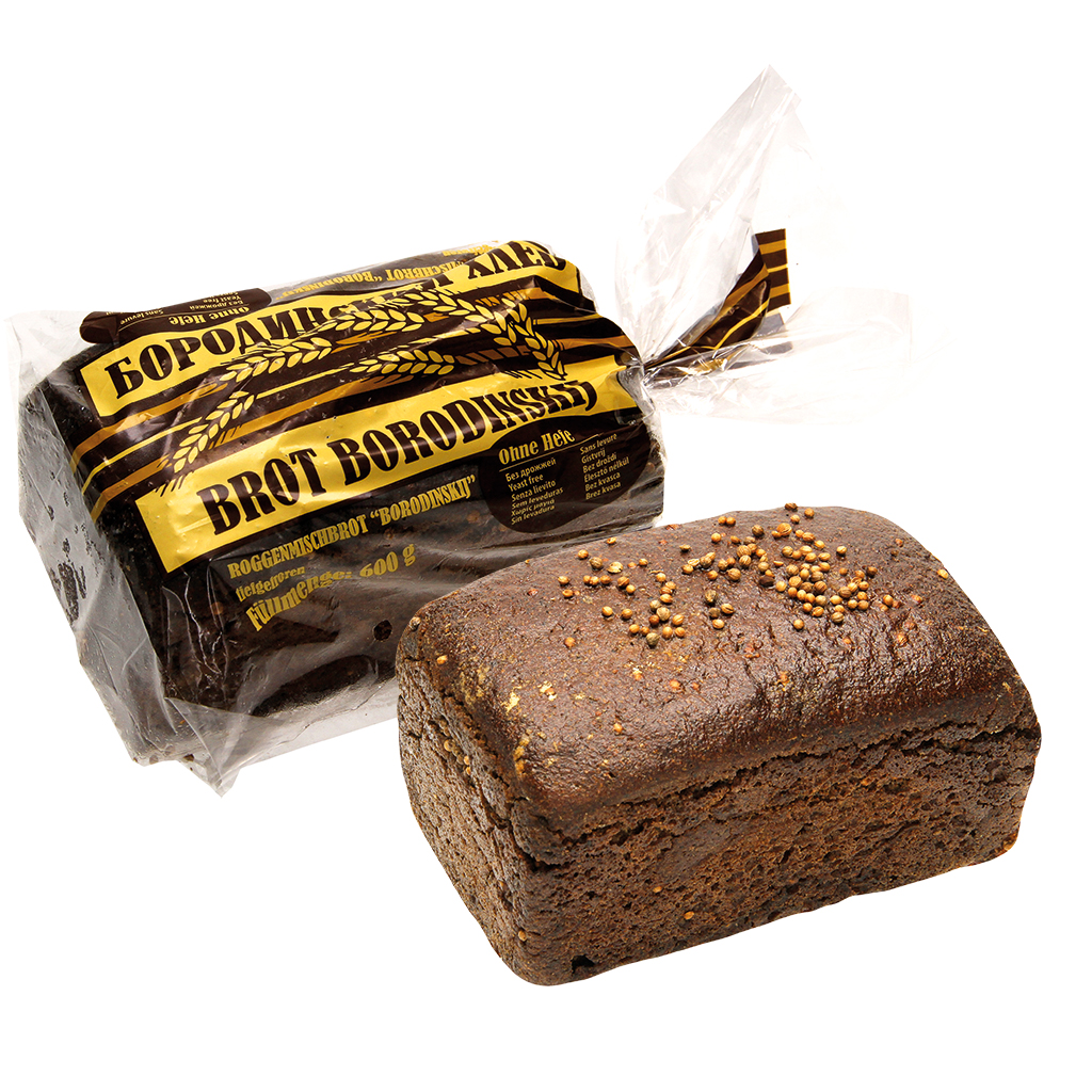 Roggemengbrood "Borodinskij", gebakken, diepgevroren
