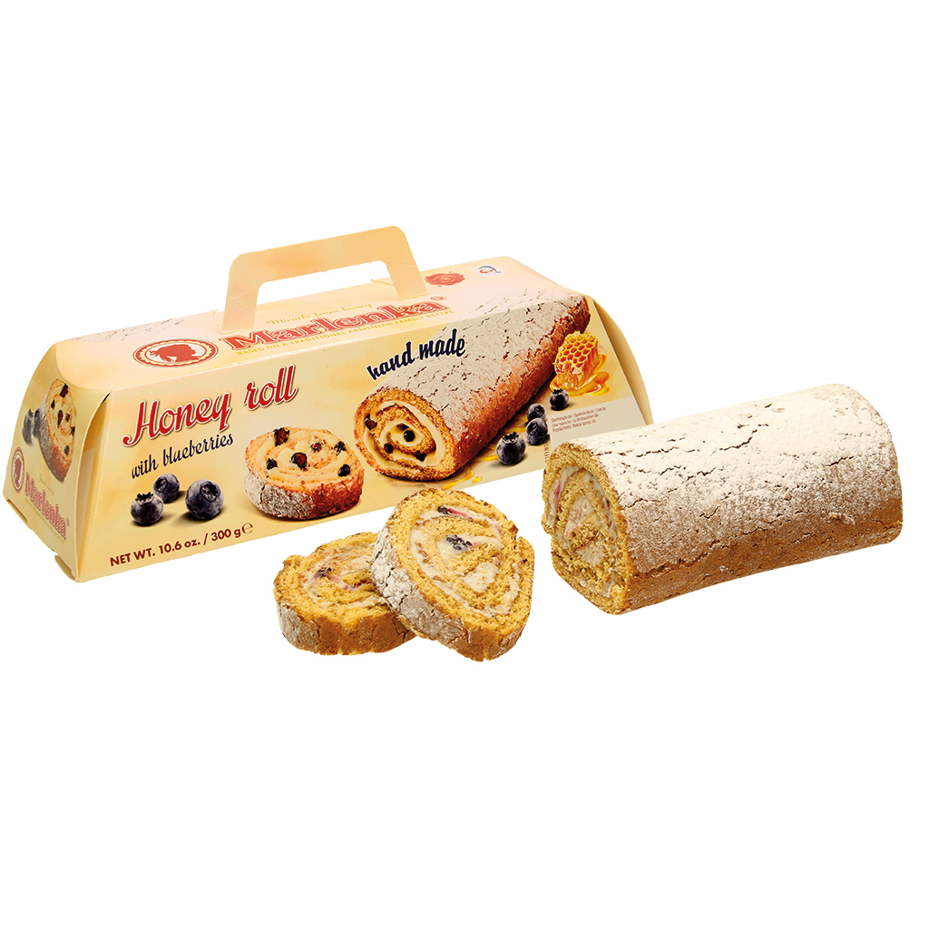 Рулет с черникой Марленка, замороженный