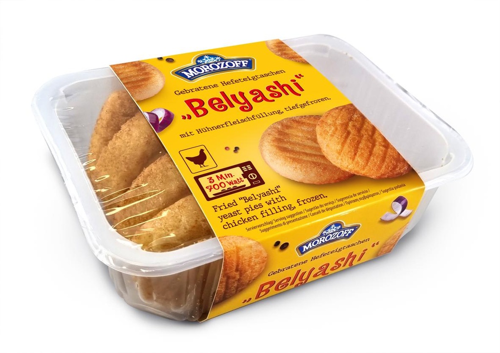 "MOROZOFF" Жареные дрожжевые пирожки "Беляши" с куриной начи