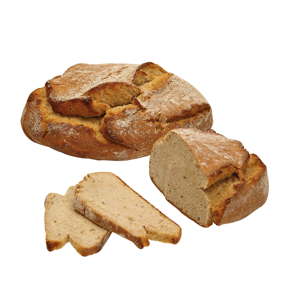 "Rustiek Brood" Rogge-witbrood mengsel om zelf te bakken, di