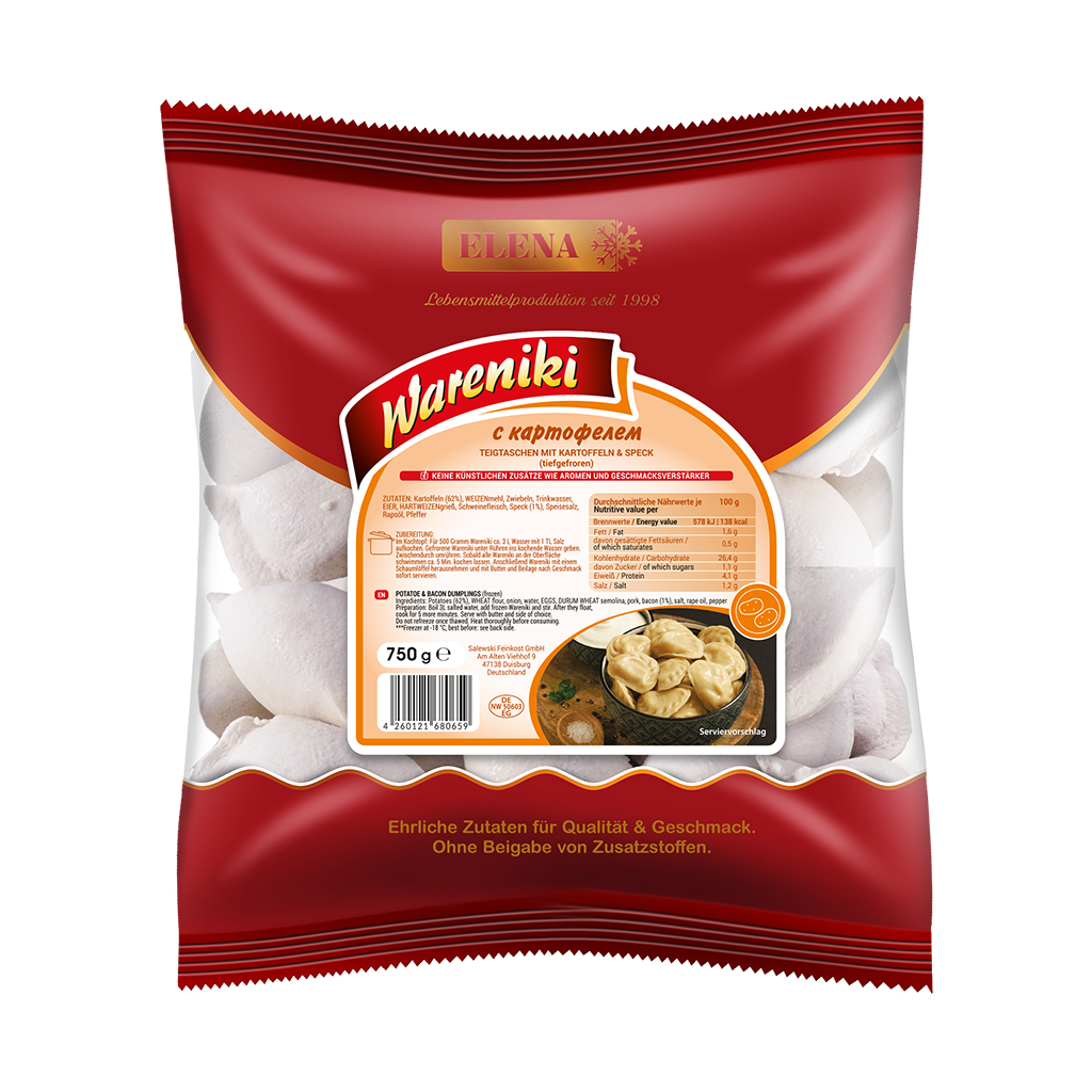 Вареники - лепешки из теста, наполненные вареным картофелем