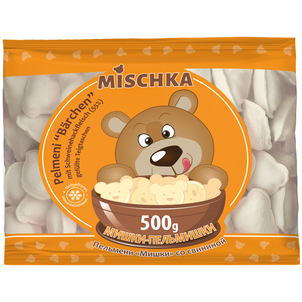 Пельмени "Мишки" со свининой