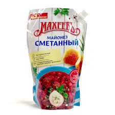 Salatmayonaise "Smetannij" met gedeeltelijk ontroomd melkpoe