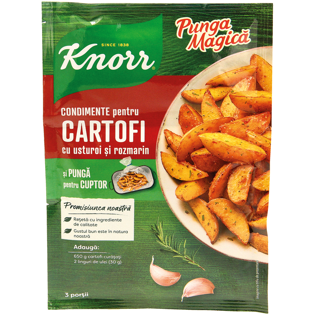 Cartofi prajiti cu usturoi