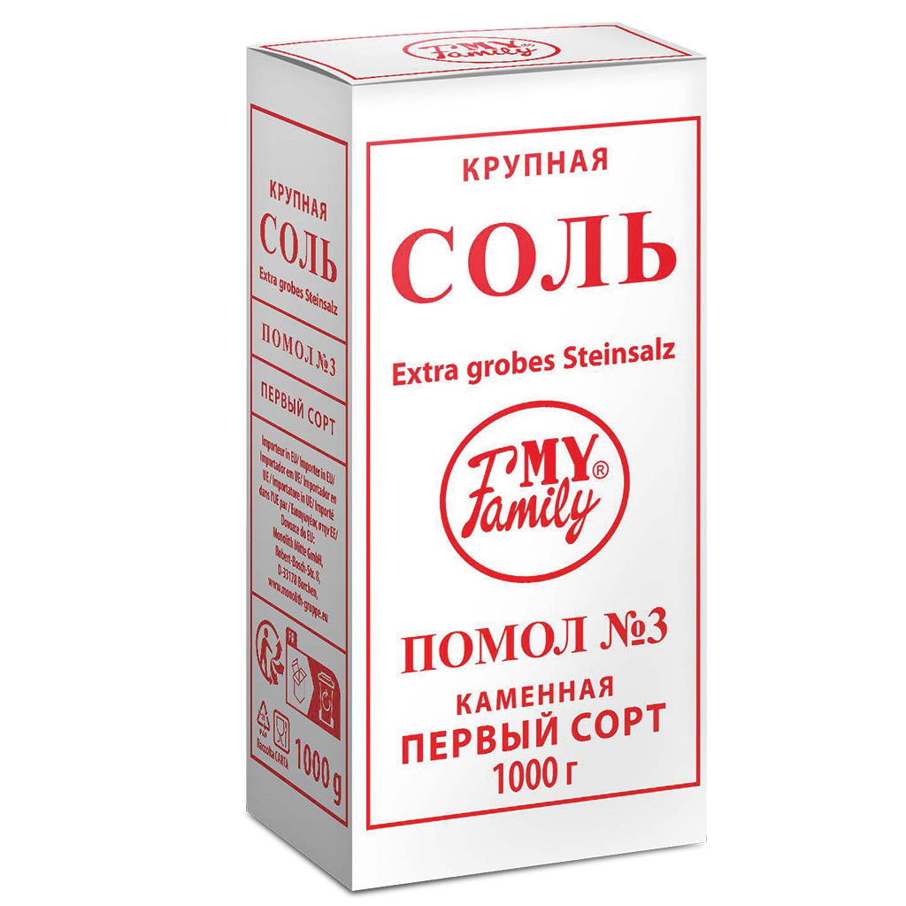 "MY FAMILY" Экстра крупная соль