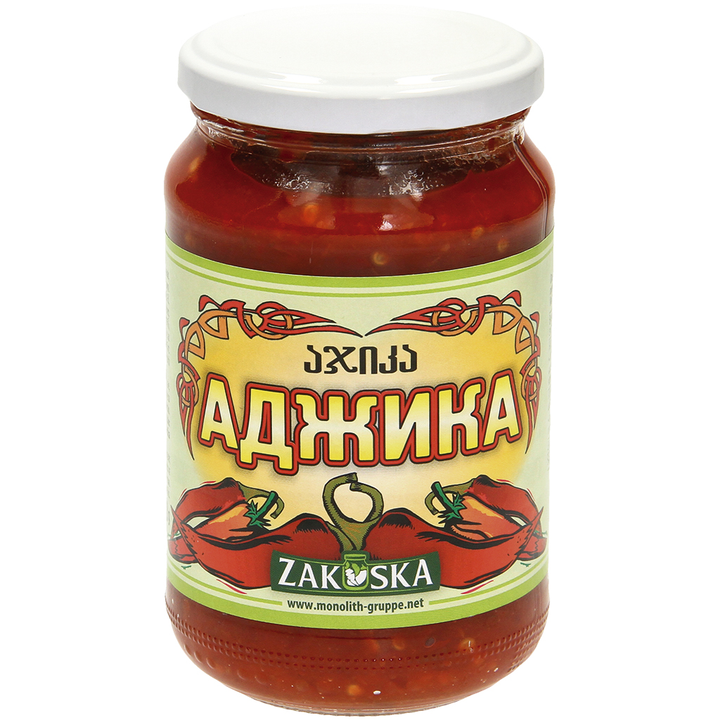 Приготовление из острого пеперони "Аджика"