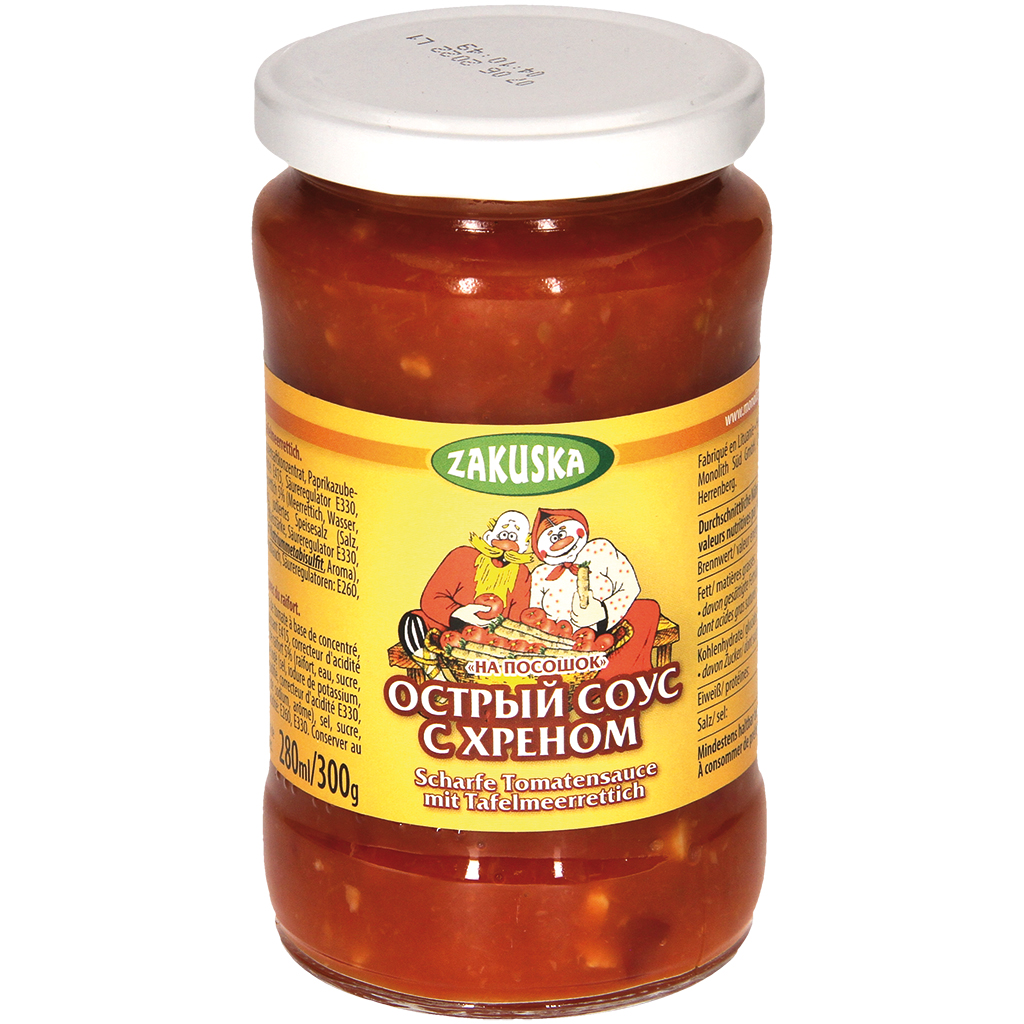 Острый томатный соус с хреном "Na Pososchok"