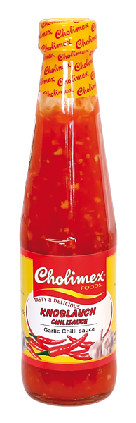 Chilisauce "Cholimex" met knoflook