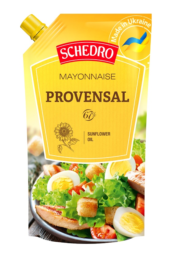 Salatmayonaise "Provencaals", 67% vetgehalte