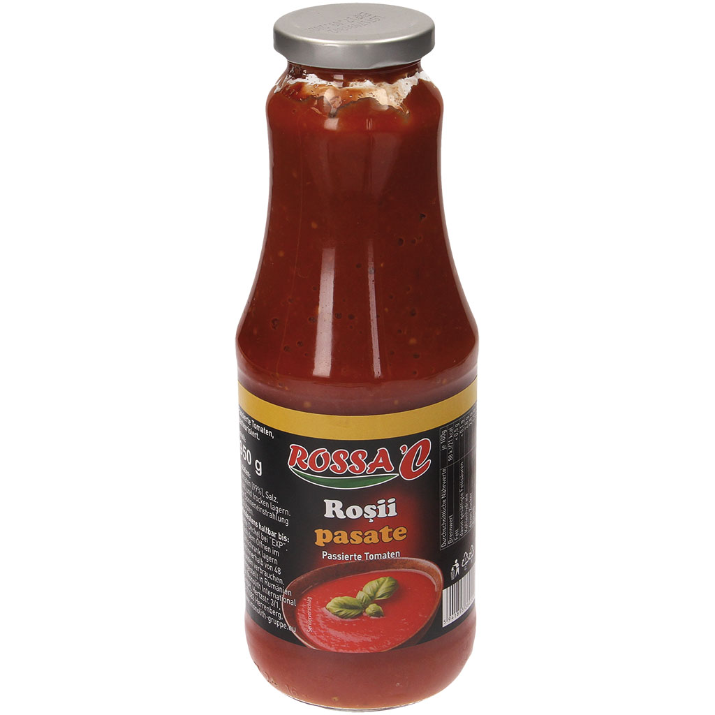 Gepureerde tomaten.