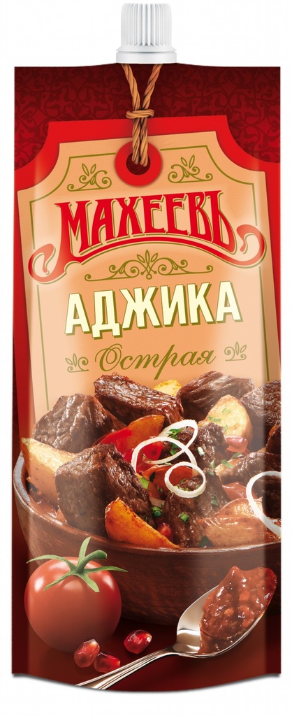 Kruiden saus "Adzhika" voor vlees, pittig