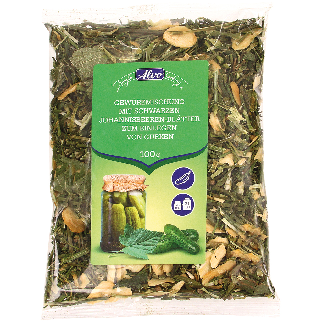 Cмесь специй с листьями черной смородины для маринования огу