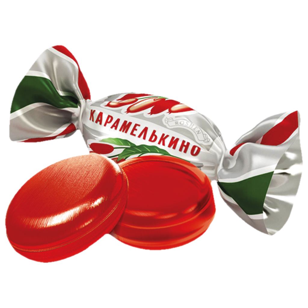 Hard Karamel met berberismaak "Karamelkino Barbaris"