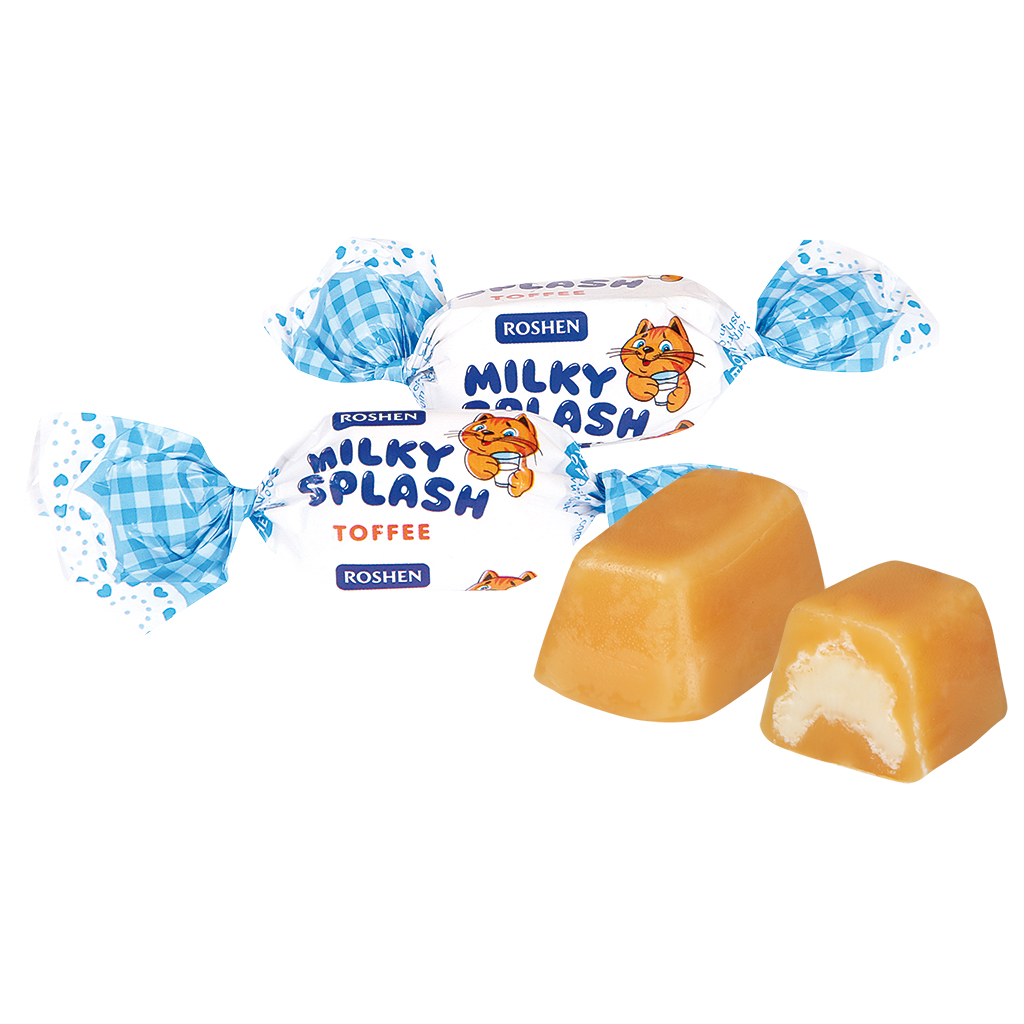 Toffee met crèmevulling (25%) "Milky Splash"