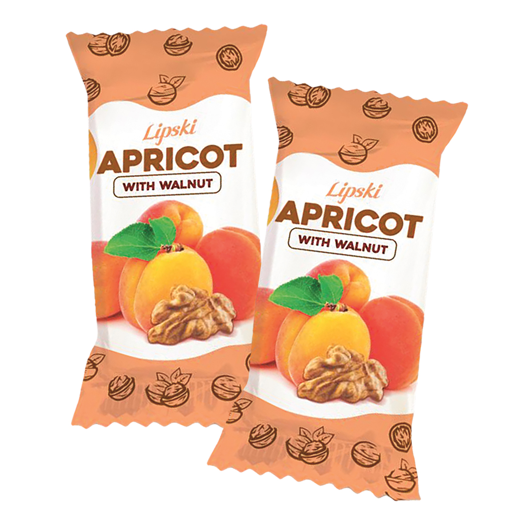 Конфеты "Курага с грецким орехом глазированная"