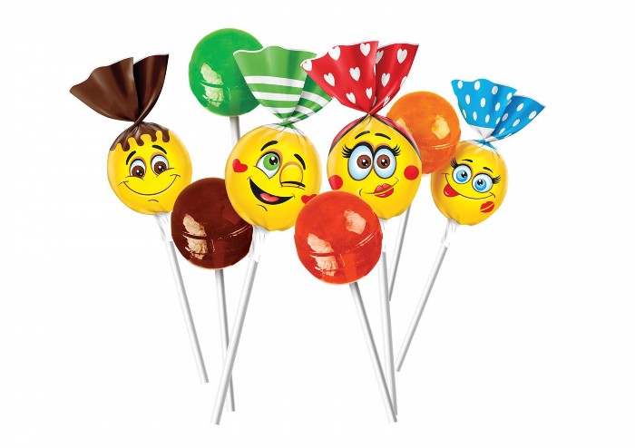 Карамель леденцовая "ROSHEN LOLLIPOPS" с коктейльными вкусам
