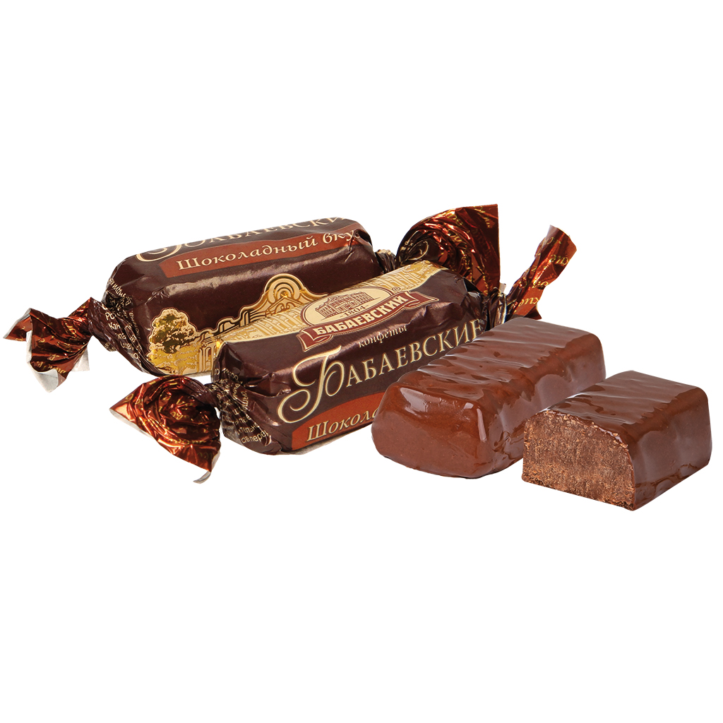 Chocoladesnoep "Babaevskie" met chocoladesmaak