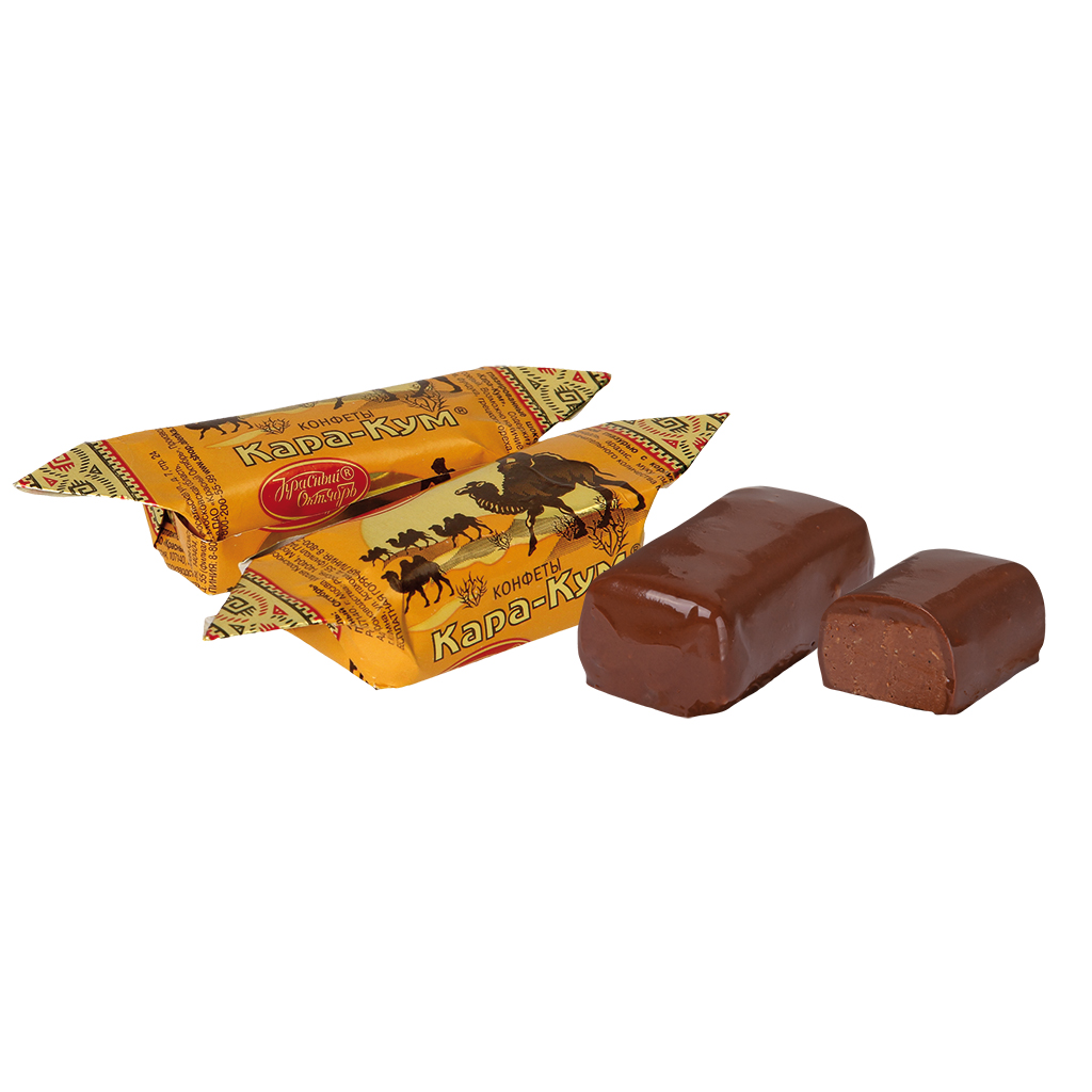 Chocoladesnoep "Kara-Kum" met amandelen