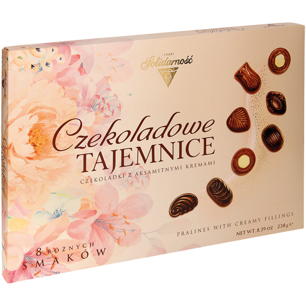 Praline selectie "Chocolade geheim" Assorti met vulling