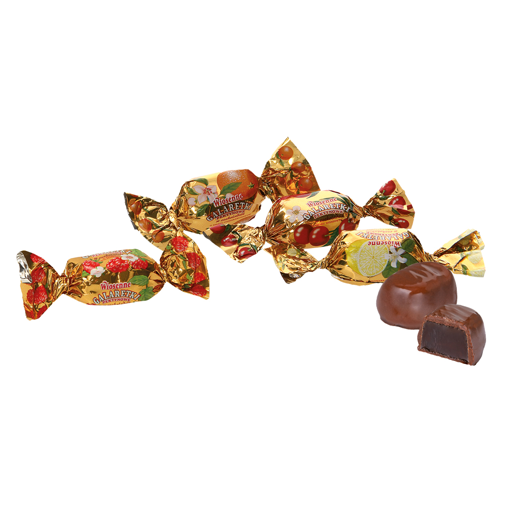 Jellymix in chocolade "Wiosenne"